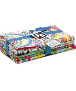 18 x 21 Multicolor Cotton Fabric Quarters 5ct by Keepsake Calico