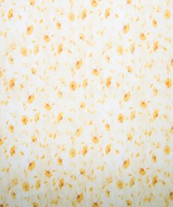 Yellow Floral Super Snuggle Flannel Fabric