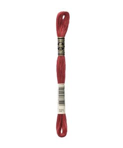 DMC 8.7yd Reds 6 Strand Cotton Embroidery Floss