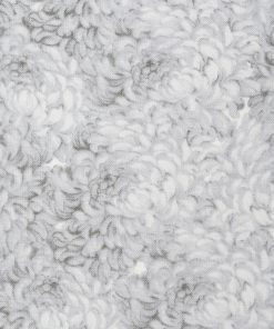 White Packed Petals Quilt Cotton Fabric by Keepsake Calico