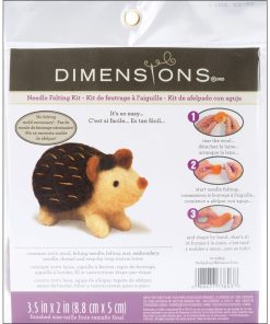 Dimensions Feltworks 3 Hedgehog Needle Felting Kit