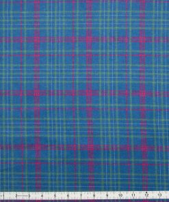 Super Snuggle Sam Blue Red Green Plaid Flannel Fabric