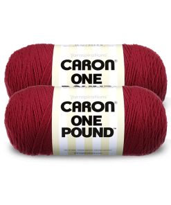 Caron One Pound 812yds Worsted Acrylic Yarn 2 Bundle