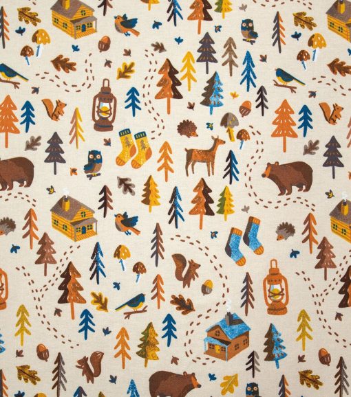 Fall Woods Super Snuggle Flannel Fabric - Image 2