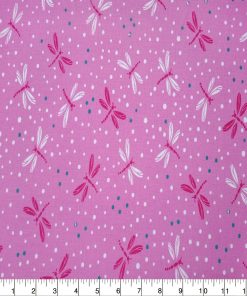 Dragonflies   Dots Quilt Cotton Fabric by Quilter s Showcase
