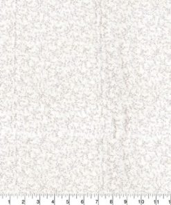 Fabric Traditions Gray Etching on White Cotton Fabric by Keepsake Calico
