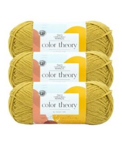 Lion Brand Color Theory 246yds Worsted Acrylic Yarn 3 Bundle