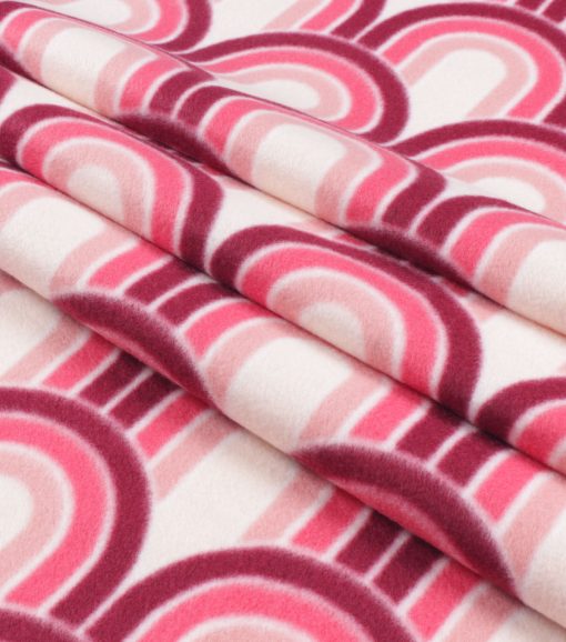 Packed Rainbows Blizzard Fleece Fabric - Image 2