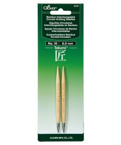 Clover 2pk Interchangeable 10/6mm Circular Knitting Needle Set