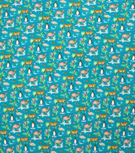 Super Snuggle Flannel Fabric Animals Multi - Image 2
