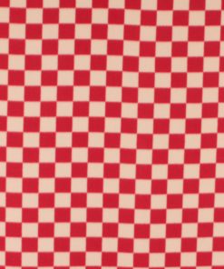 Blizzard Prints Come Together Red Checker Fleece Fabric