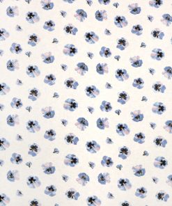 Tossed Floral Super Snuggle Cotton Fabric