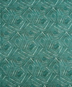 Teal Naturverse Textured Geometric Quilt Cotton Fabric by Keepsake Calico