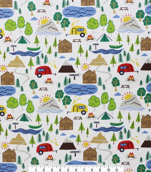 Super Snuggle Camping Flannel Fabric - Image 2