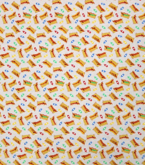 Super Snuggle Flannel Fabric Hot Dogs - Image 2