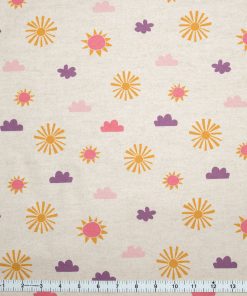 POP! Clouds   Sun Super Snugle Flannel Fabric