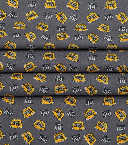 The Office Pranks Stapler Cotton Fabric - Image 3