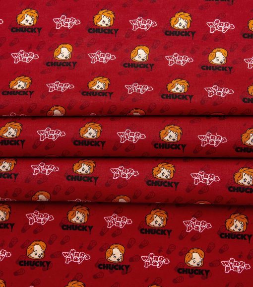 Chucky Batteries Included Cotton Fabric - Image 3