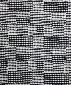 108 Black   White Gingham Plaid Wide Flannel Fabric