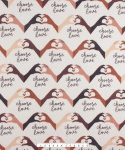Choose Love Blizzard Fleece Fabric