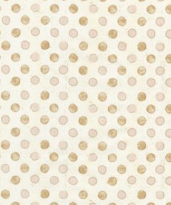 Cream Painted Dots Quilt Cotton Fabric by Keepsake Calico
