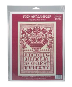 Imaginating 10 x 15 Folk Art Sampler Counted Cross Stitch Kit