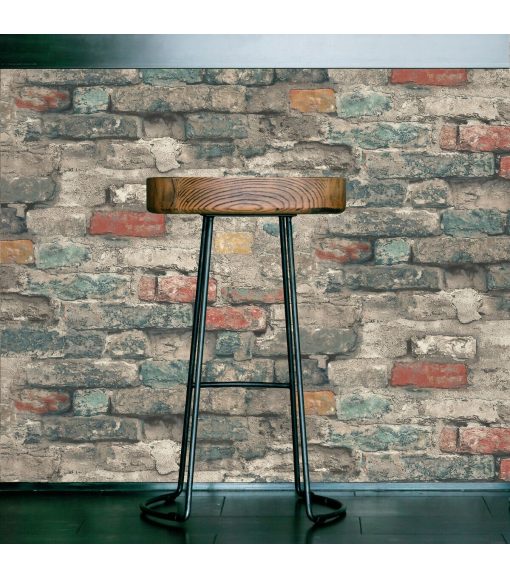 RoomMates Wallpaper Brick Alley - Image 6