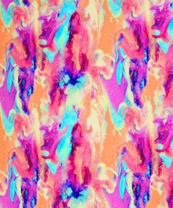 Multicolor Watercolor Cotton Fabric by Keepsake Calico