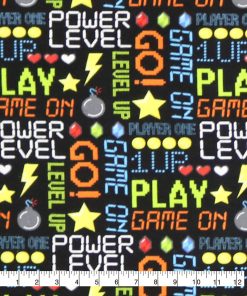 Level Up Super Snuggle Flannel Fabric