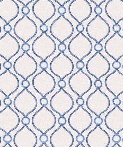 Surface Style 20.5  x 18  Delft Curveball Peel   Stick Wallpaper