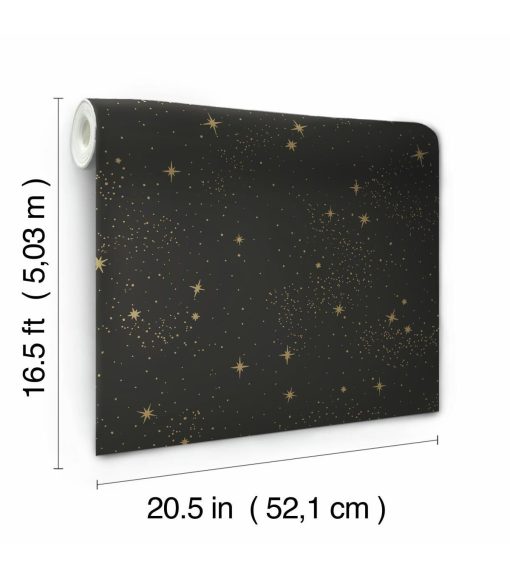 RoomMates Wallpaper Black Upon a Star - Image 5