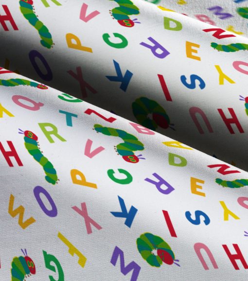 Eric Carle Caterpillar Abc Cotton Fabric - Image 3