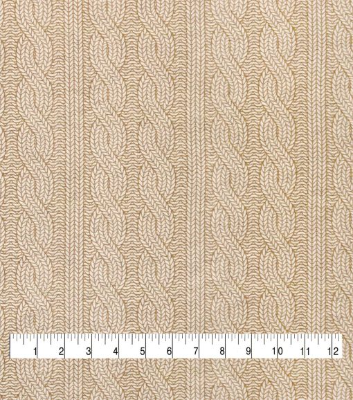 Knit Cream 108 Wide Flannel Fabric - Image 3