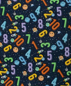 Numbers Super Snuggle Flannel Fabric