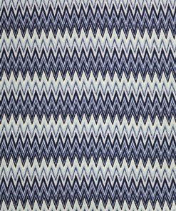 Chevron Ombre Blue Super Snuggle Flannel Fabric