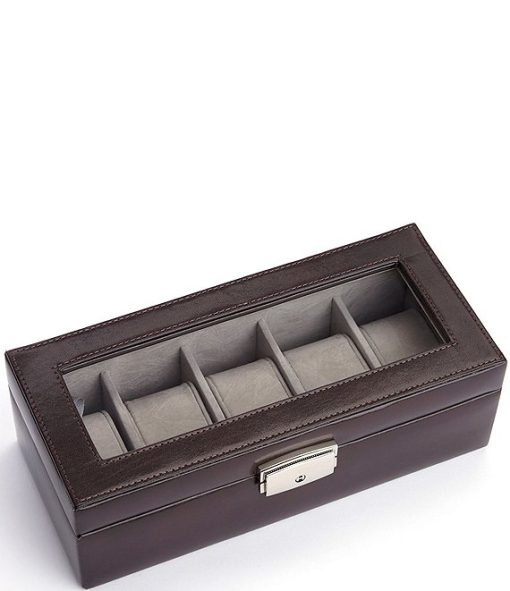 Aristo Leather Five Slot Watch Box - Image 3