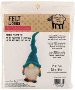 Dimensions 7.5 GnomeWool Roving Needle Felting Kit
