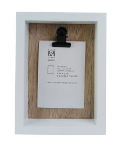 2 x 3 Wood Tabletop Picture Frame With Clip by Place   Time