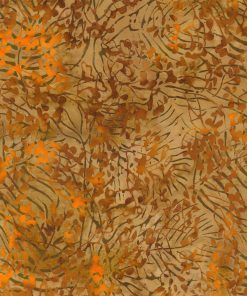 Brown Fawn Batik Cotton Fabric