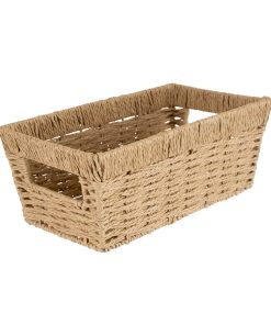 Simplify 11 x 6.5 Dutch Weave Shelf Storage Basket