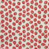 Tossed Strawberries Novelty Cotton Fabric