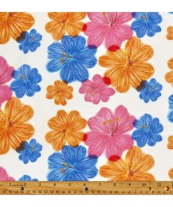 St. Jude Flowers by Coraliz Cotton Fabric