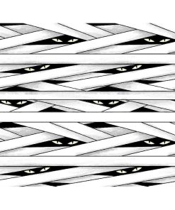 Mummy Eyes Super Snuggle Halloween Flannel Fabric