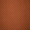 Orange Geometric Cotton Fabric