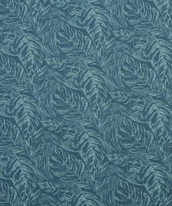 Teal Paraiso Palm Leaf Quilt Cotton Fabric by Keepsake Calico