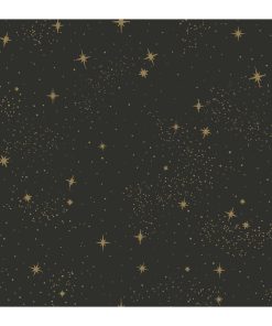 RoomMates Wallpaper Black Upon a Star