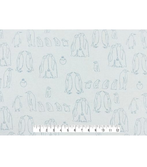Penguins Super Snuggle Flannel Fabric - Image 4