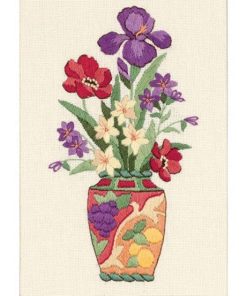 Dimensions 5 x 7 Elegant Floral Crewel Embroidery Kit