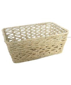 Organizing Essentials 12 x 8 Open Rectangle Seagrass Weave Basket