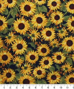 Sunflowers in Bloom Quilt Cotton Fabric by Keepsake Calico